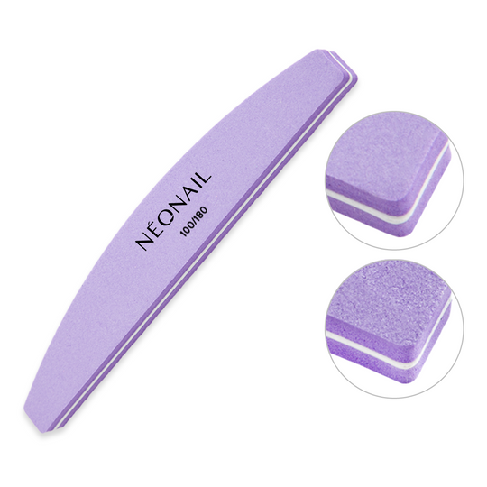 Neonail Violet Buffer Trapez Curved 100/180