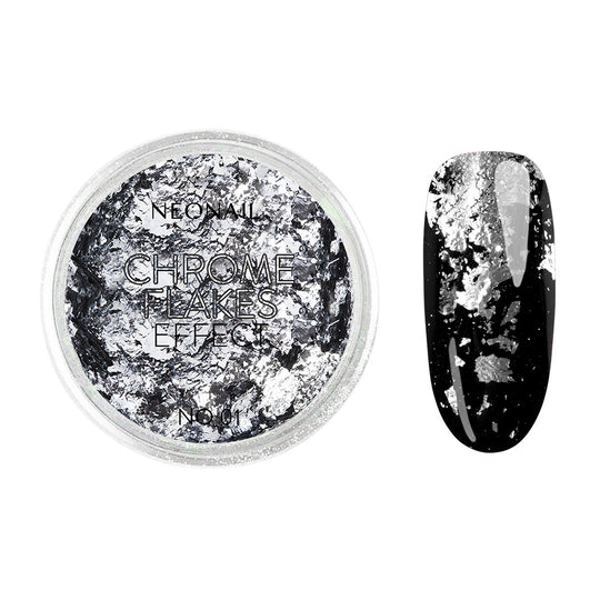 Chrome Flakes Effect No. 01 Silver