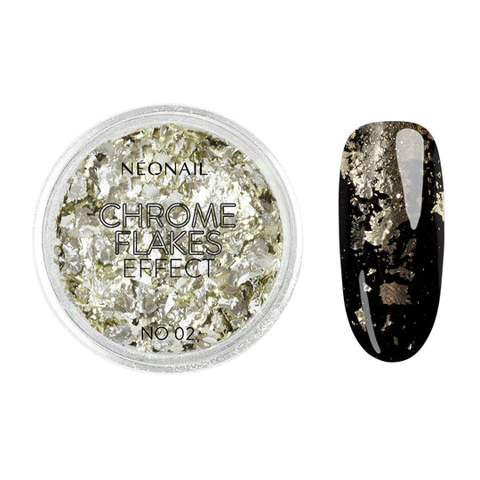 Chrome Flakes Effect No. 02 Gold