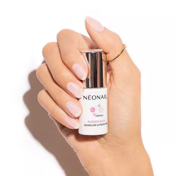 Rubber Base Manicure & Pedicure