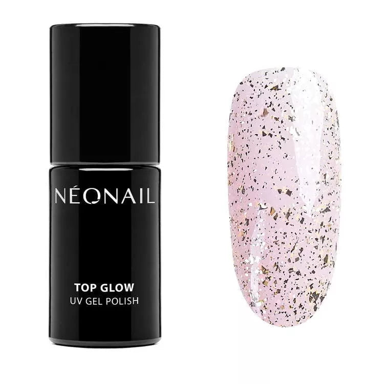 UV GEL POLISH 7.2 ml - Top Glow Gold Flakes