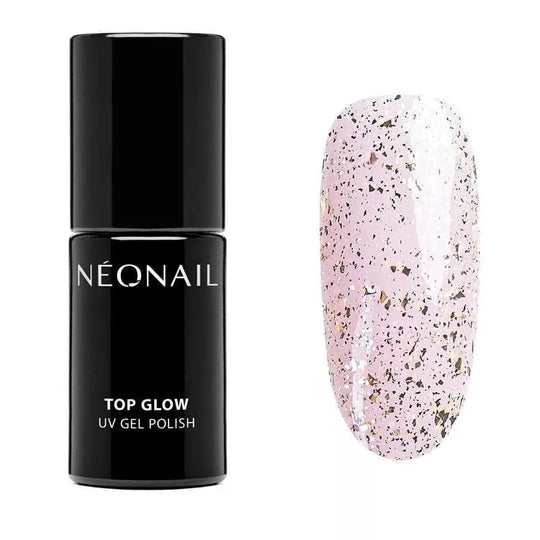 UV GEL POLISH 7.2 ml - Top Glow Gold Flakes