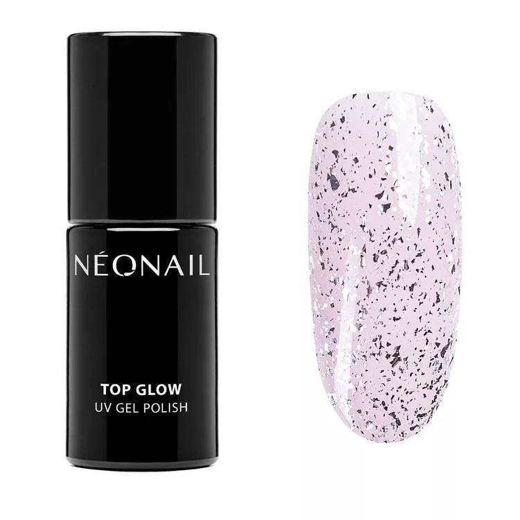 UV GEL POLISH 7.2 ml - Top Glow Silver Flakes