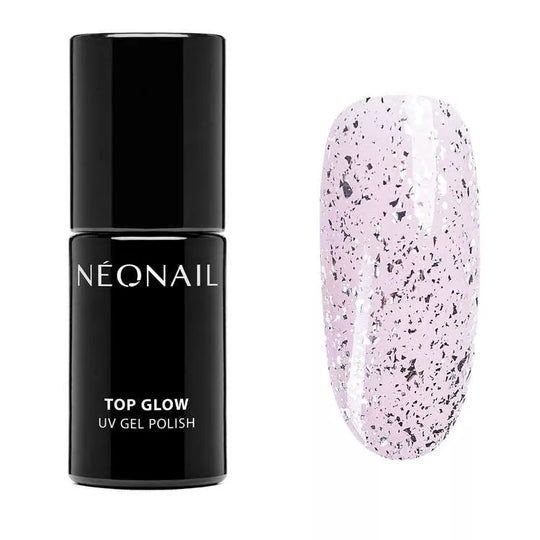 UV GEL POLISH 7.2 ml - Top Glow Silver Flakes